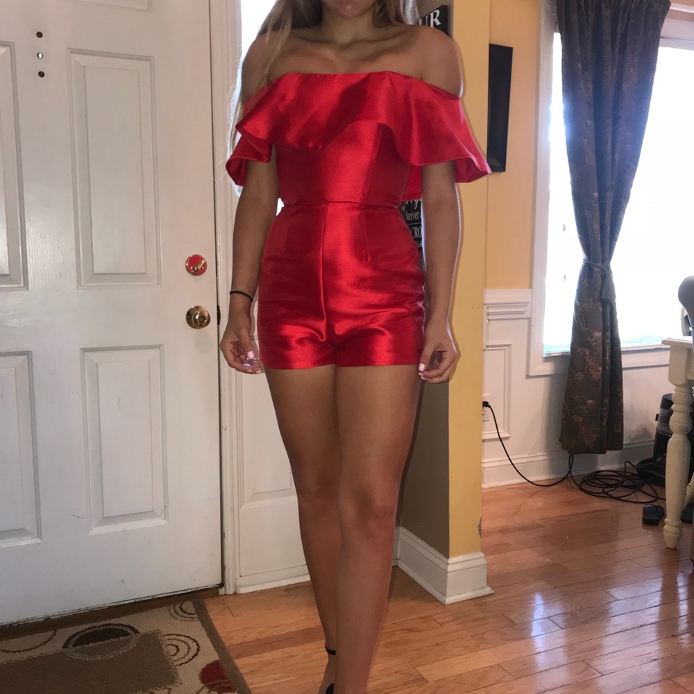 Rachel Allan Dress Romper Size 4❤️❤️ - Picture 6 of 7